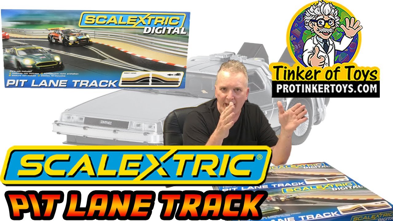 Pit Lane Track (Left Hand/Right Hand) - Includes Sensor | C7014/C7015| Scalextric