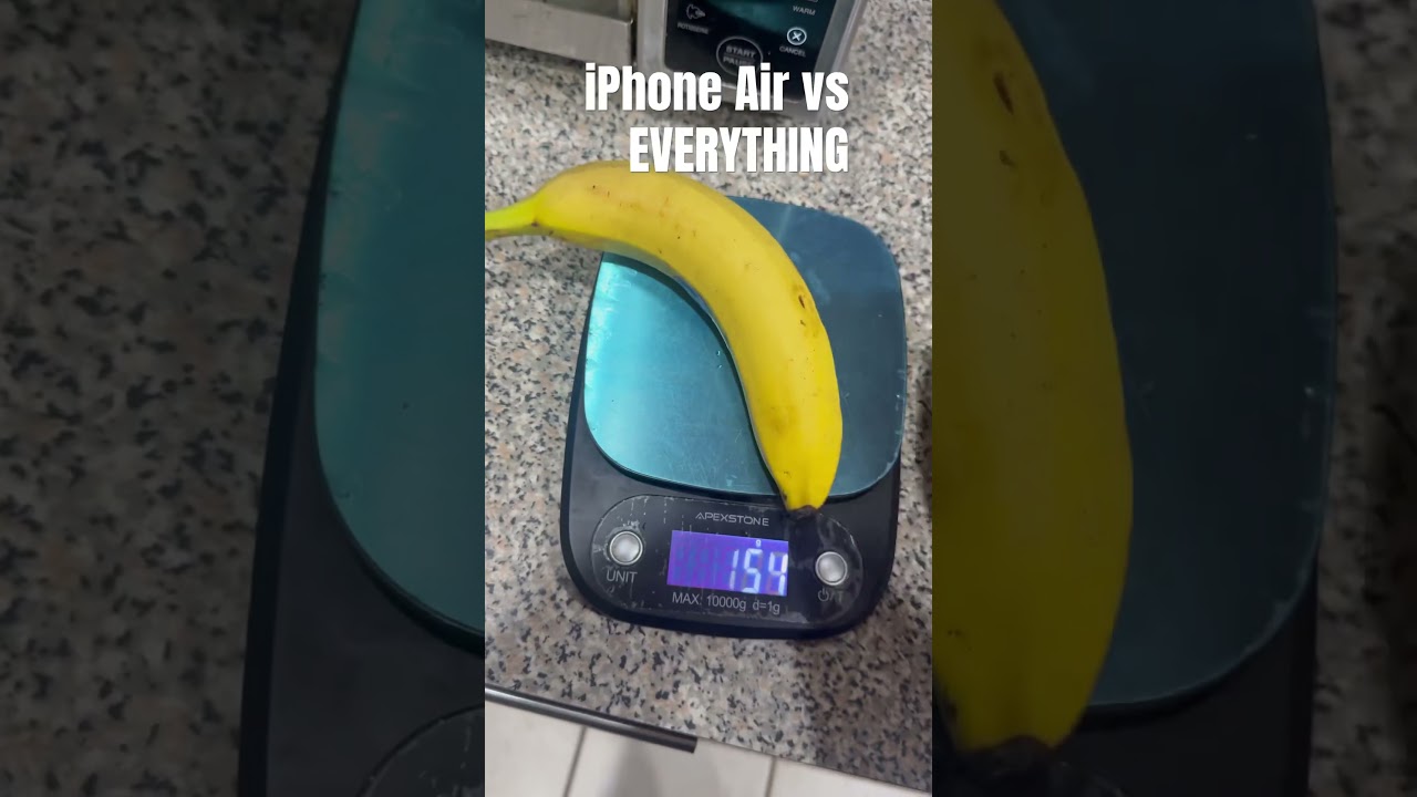 iPhone Air Weight Test Will Shock You ⚖️📱