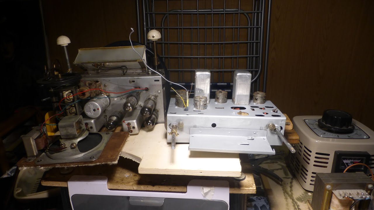 Restauracion de dos Radios antiguas a valvulas AURORA CA53 (3)