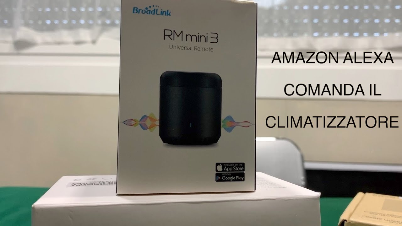 ALEXA COMANDA IL CLIMATIZZATORE: BROADLINK RM MINI 3 ITA