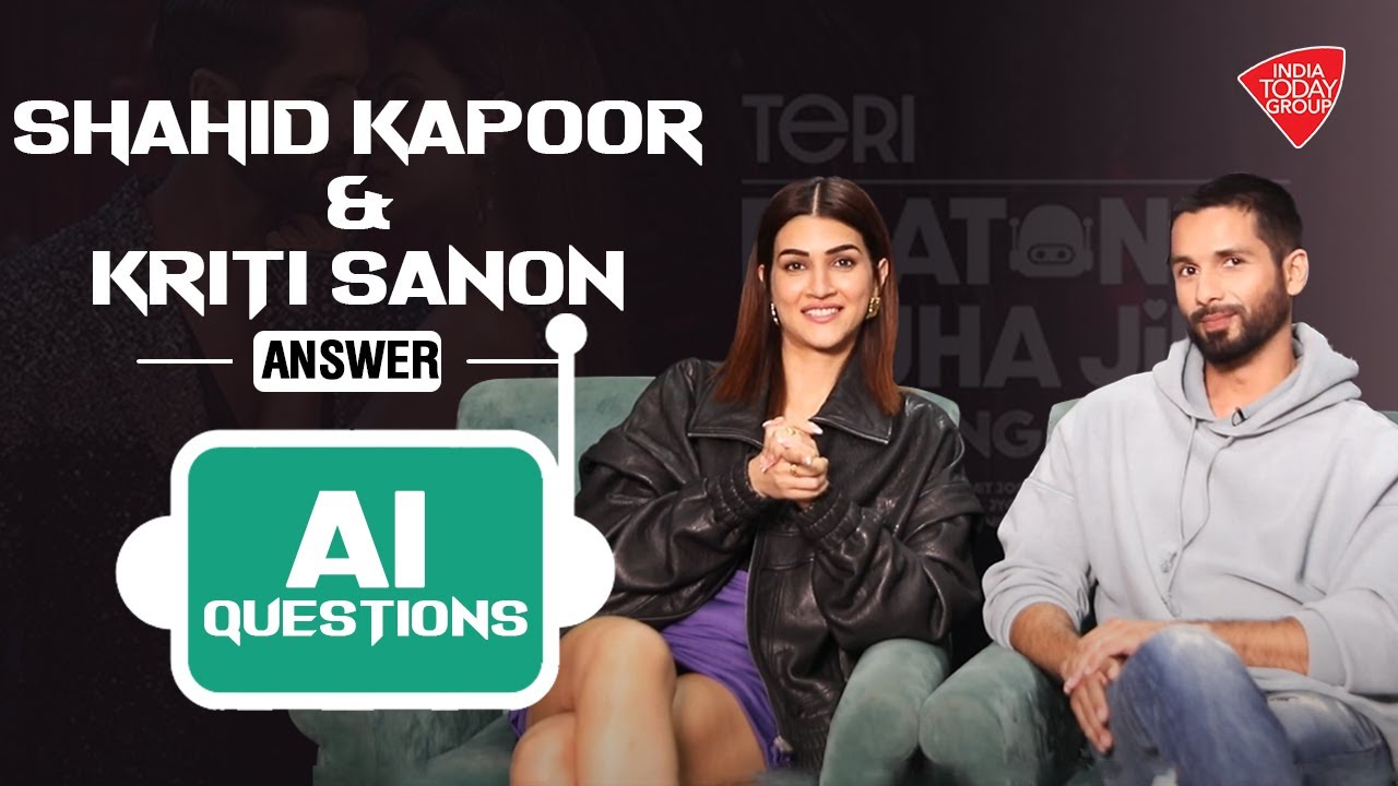 Shahid Kapoor And Kriti Sanon Answer AI Questions | Exclusive | TBMUJ