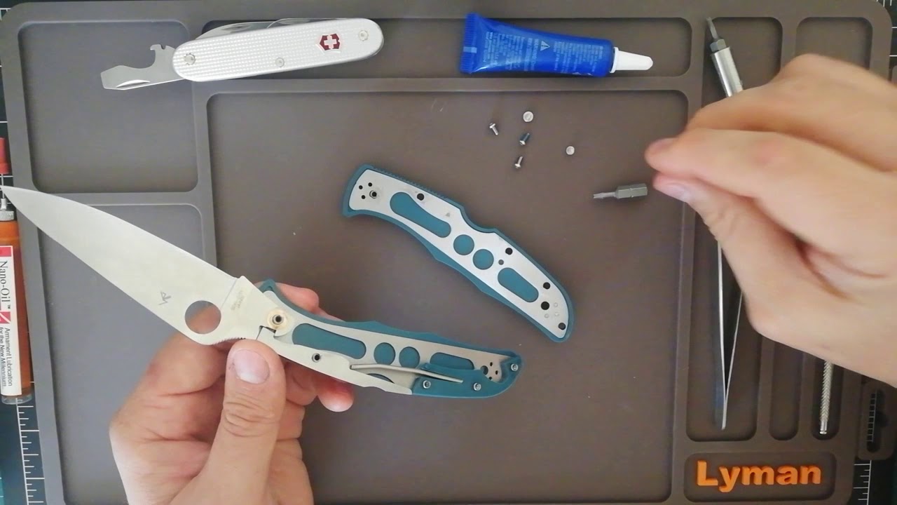 Anatomía de la Spyderco Endura y cambio de hojas.