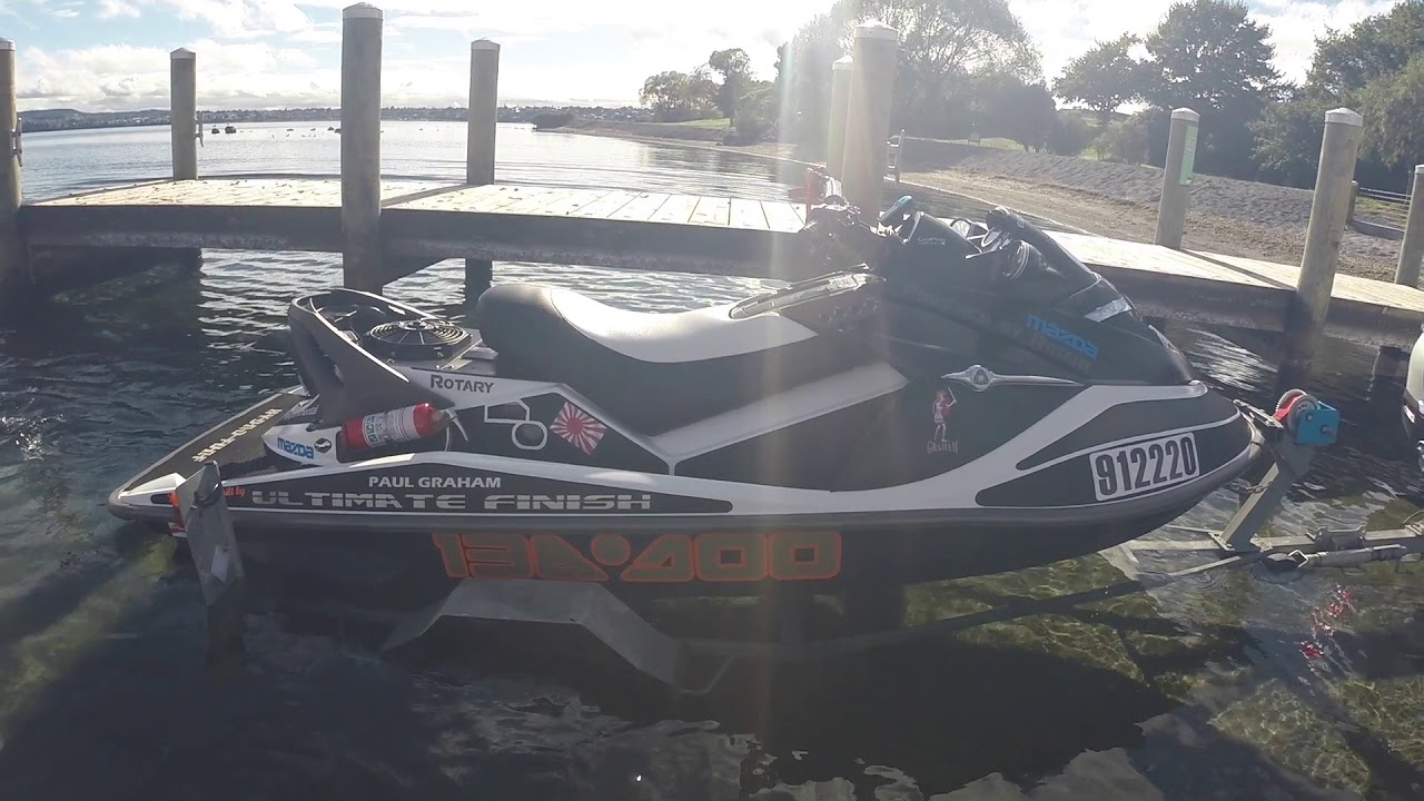 13B DOO Rotary Jetski in action