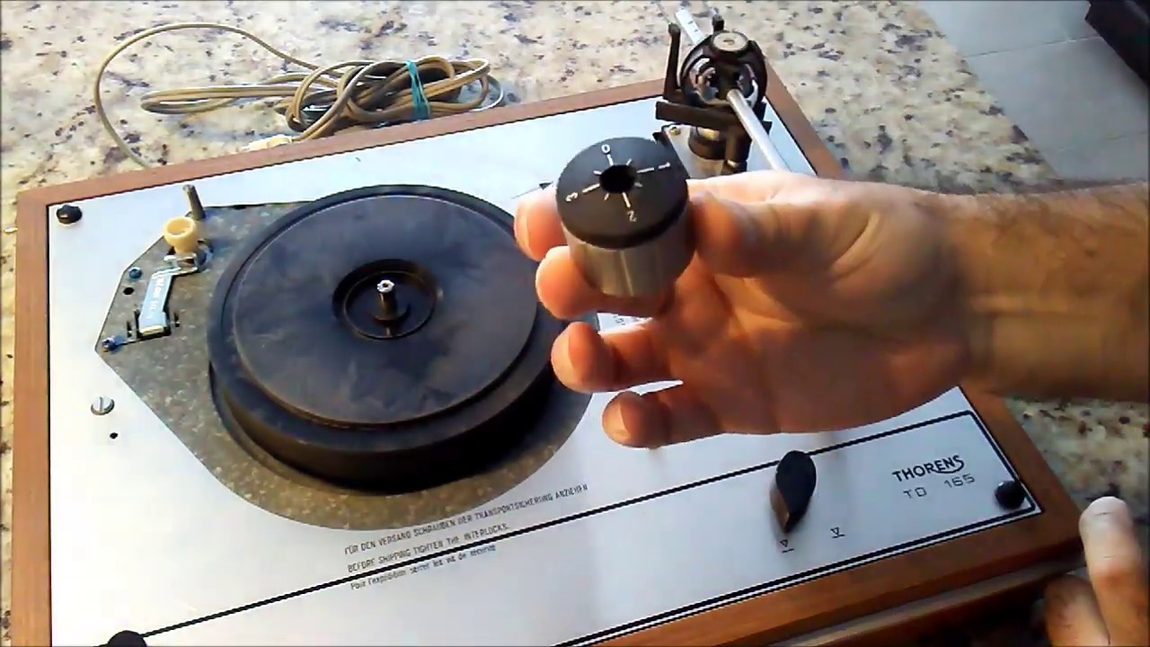 Limpieza Thorens TD165. Cleaning Thorens TD165