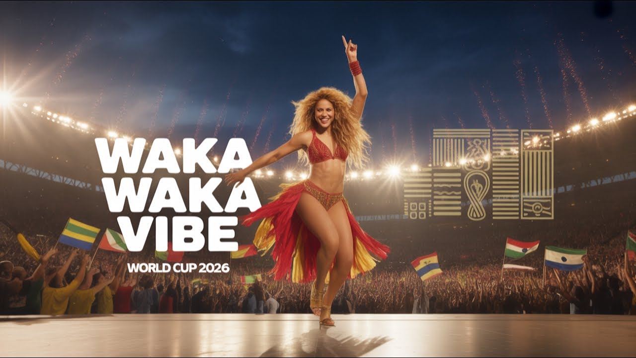🎶 FIFA World Cup 2026 Anthem 🌍⚽ Waka Waka Vibe | Time for Africa Energy 🎶