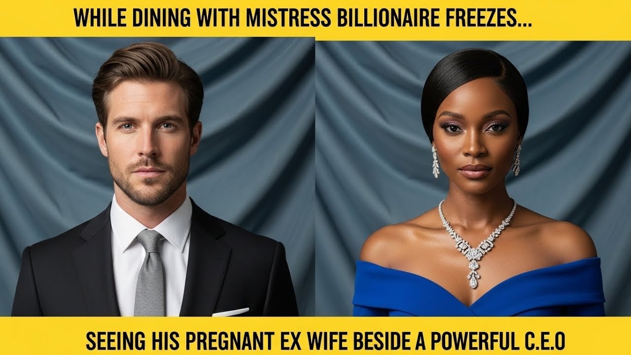 SHE SAT CALMLY PREGNANT WITH HER BILLIONAIRE EX'S CHILD BESIDE A POWERFUL CEO — HER BILLIONAIRE...