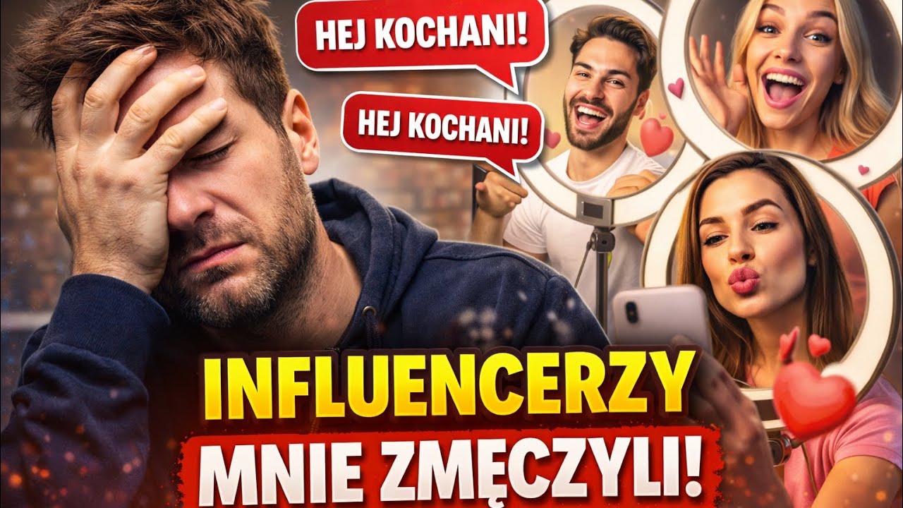 Influencerzy mnie zmęczyli 