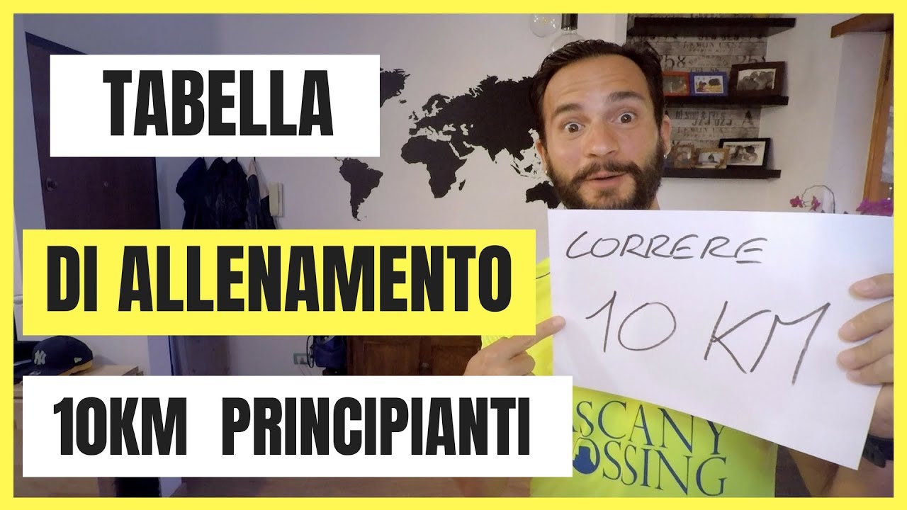 COME CORRERE I TUOI PRIMI 10KM - Tabella di allenamento