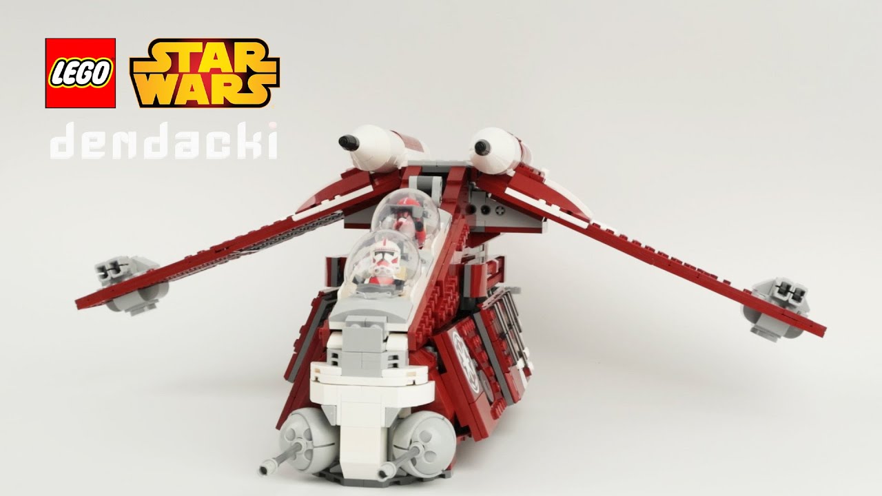 Lego Star Wars 75354 Coruscant Guard Gunship speed build