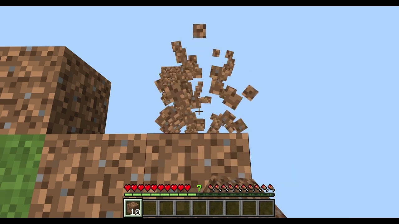 第一次拍minecraft一格空島