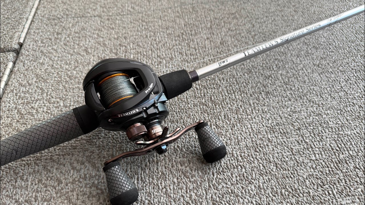 Lew's Pro SP Reel and Signature Series Skipping Rod