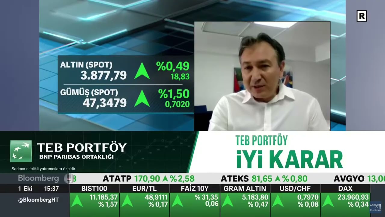 Altın Yeni Rekorlar Kırarken Petrolde Düşüş Devam Ediyor - Dr. Tolga Uysal BloombergHT 1.10.2025