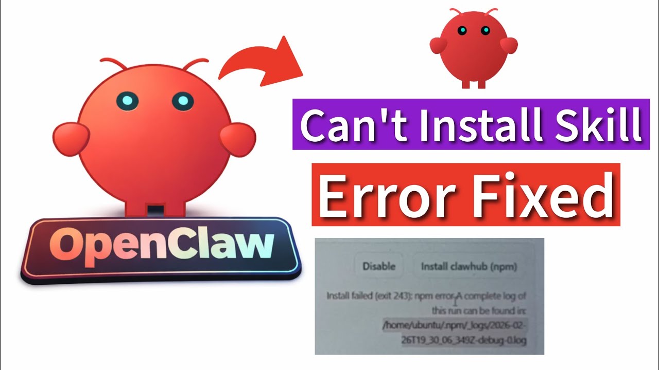 How To Fix OpenClaw ClawHub Skill Installation Error | Fix ClawHub Skill Error | ClawdBot, MoltBot