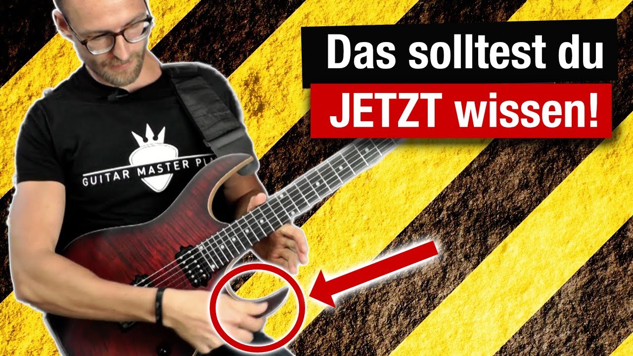 94,7% halten ihre E-Gitarre falsch - Du auch?