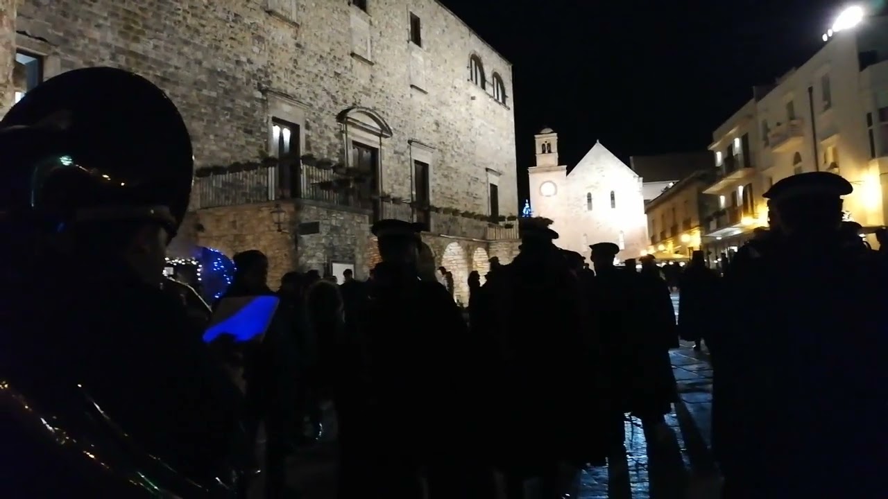 Marcia Brigida, banda di Conversano G. Ligonzo festa dell immacolata 8/12/2022. Conversano.