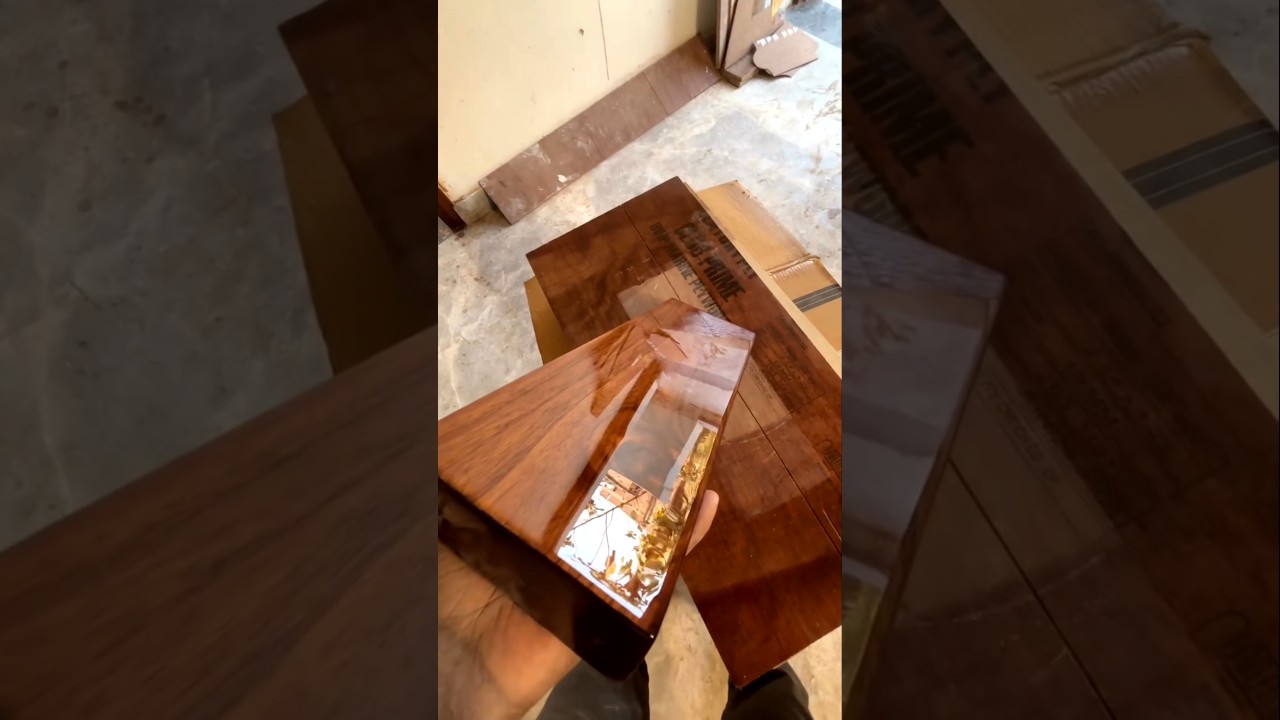 Asian Paint I Pu Wood Polish Emporio Gold Clear gloss Best Polish full Process 🇮🇳#Gauribhaipolish