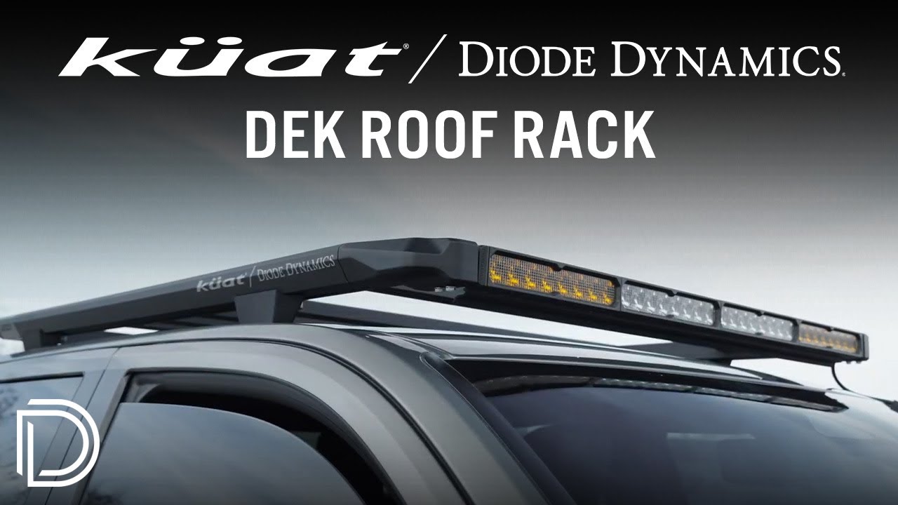 Совершенно новый багажник на крышу Kuat DEK от Diode Dynamics.