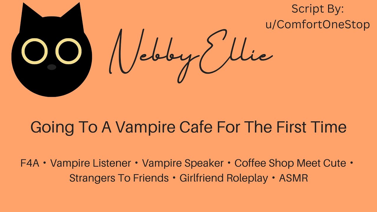[F4A] Going To A Vampire Cafe For The First Time [Strangers To Friends]
