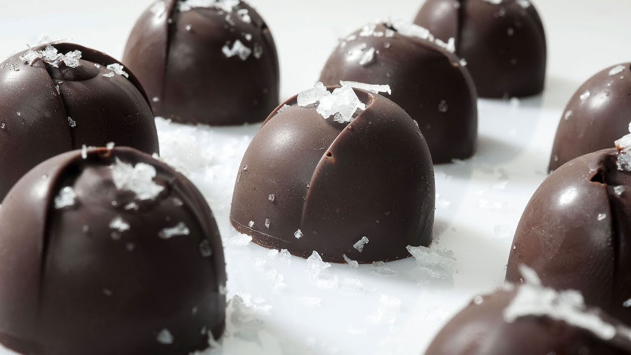 Receta de Bombones de chocolate negro - Joseba Argui&ntilde;ano
