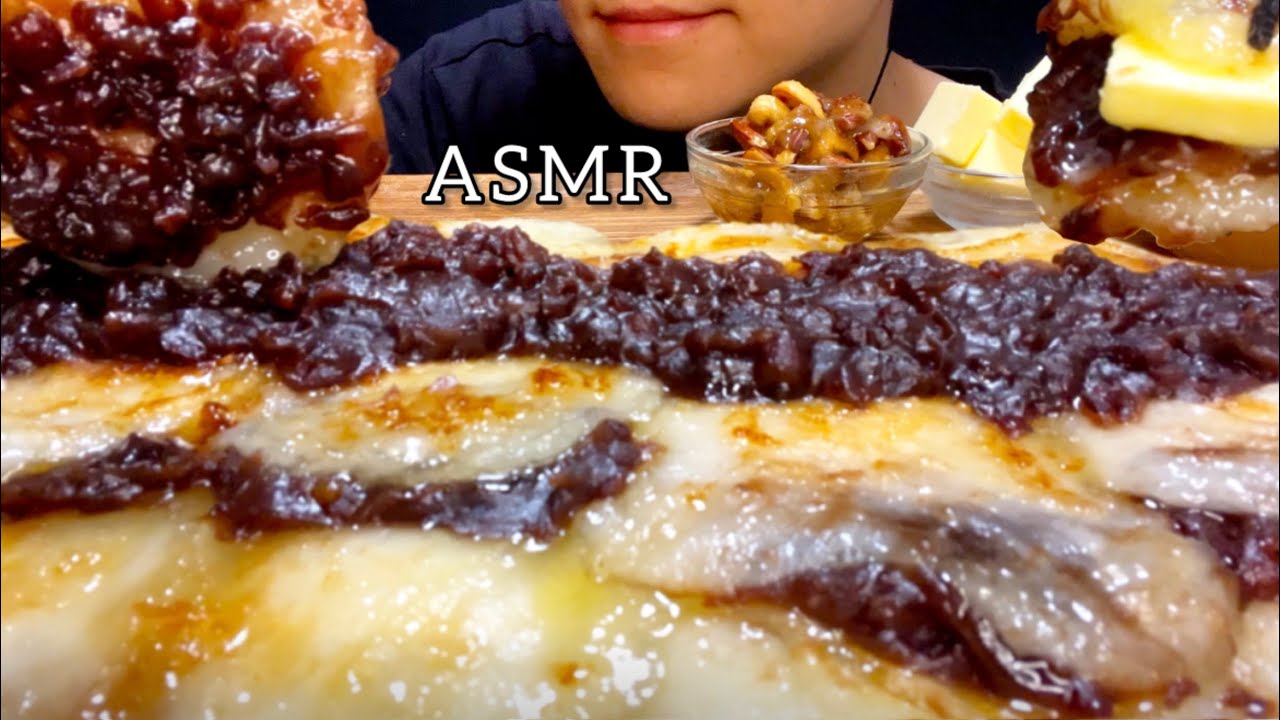 【咀嚼音】あんバター揚げ餅を食べる！Fried rice cakes！/ASMR/EatingSounds/Mukbang/먹방