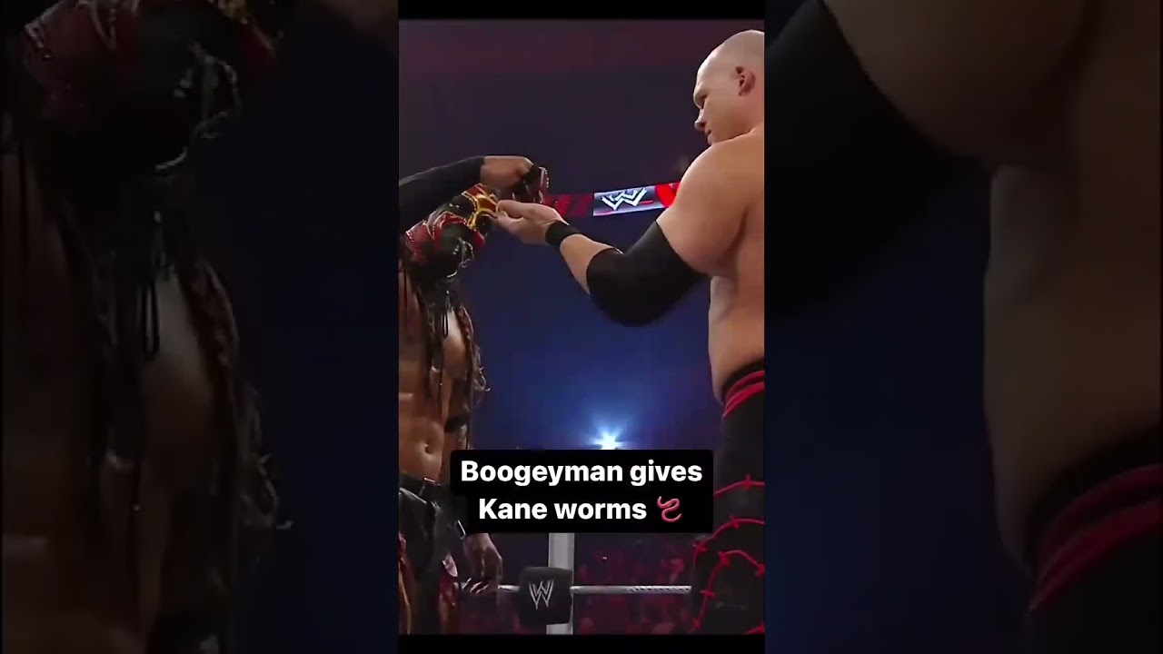🪱 Kane&rsquo;s Worst Nightmare! Boogeyman is just too much! 😂#WWE #Boogeyman #Kane #Wrestling #AttitudeEra