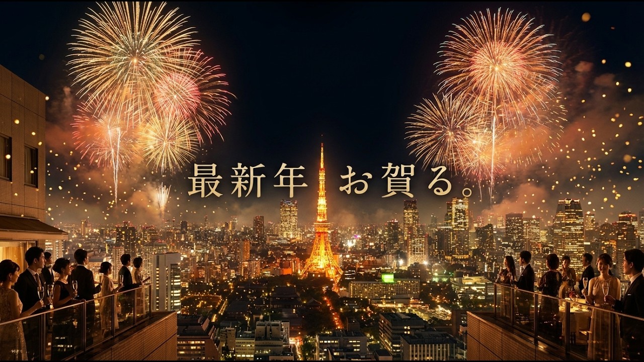 [作業用BGM]新年の東京カフェで流れる明るいジャズ☕🎍仕事・勉強がはかどるお正月音楽｜3時間