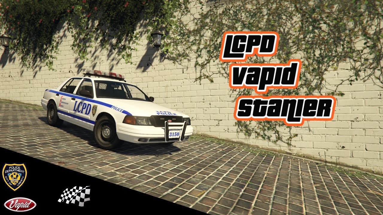 GTA V Liberty City Law Enforcement Mini-Pack LCPD Vapid Stanier