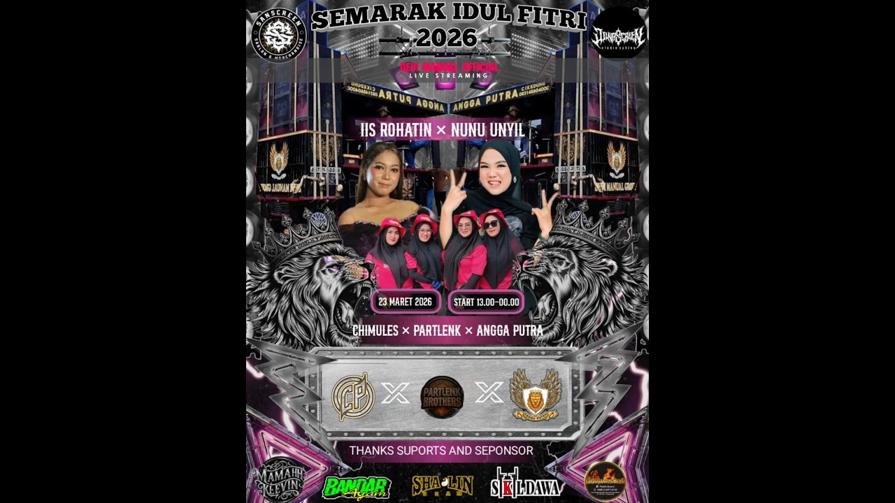 LIVE SEMARAK IDUL FITRI | YANG SEDERHANA ANGGA PUTRA | PEMUDA PARTLENK X CHIMULES | 23 MARET 2026