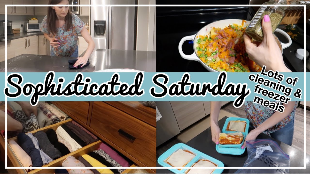 CLEAN & FREEZER MEAL PREP WITH ME // Ultra Productive Weekend + Individual Portion Freezer Meal Prep