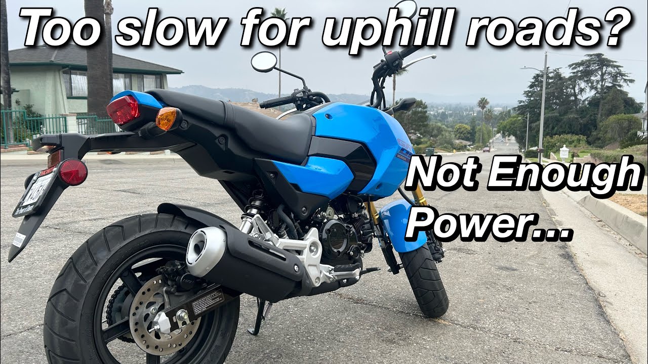 Honda Grom Struggles To Climb Steep Back Roads! (First Ride)