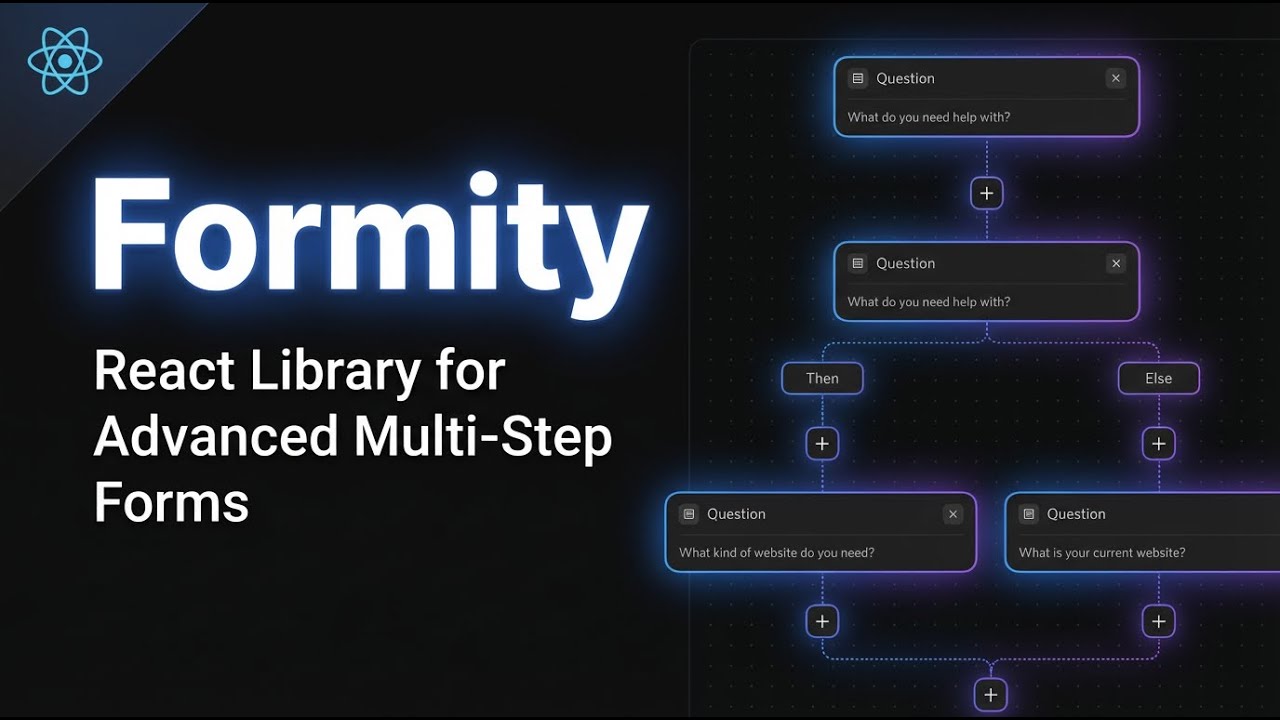 Создавайте многошаговые формы с условной логикой в ​​React: альтернатива Typeform