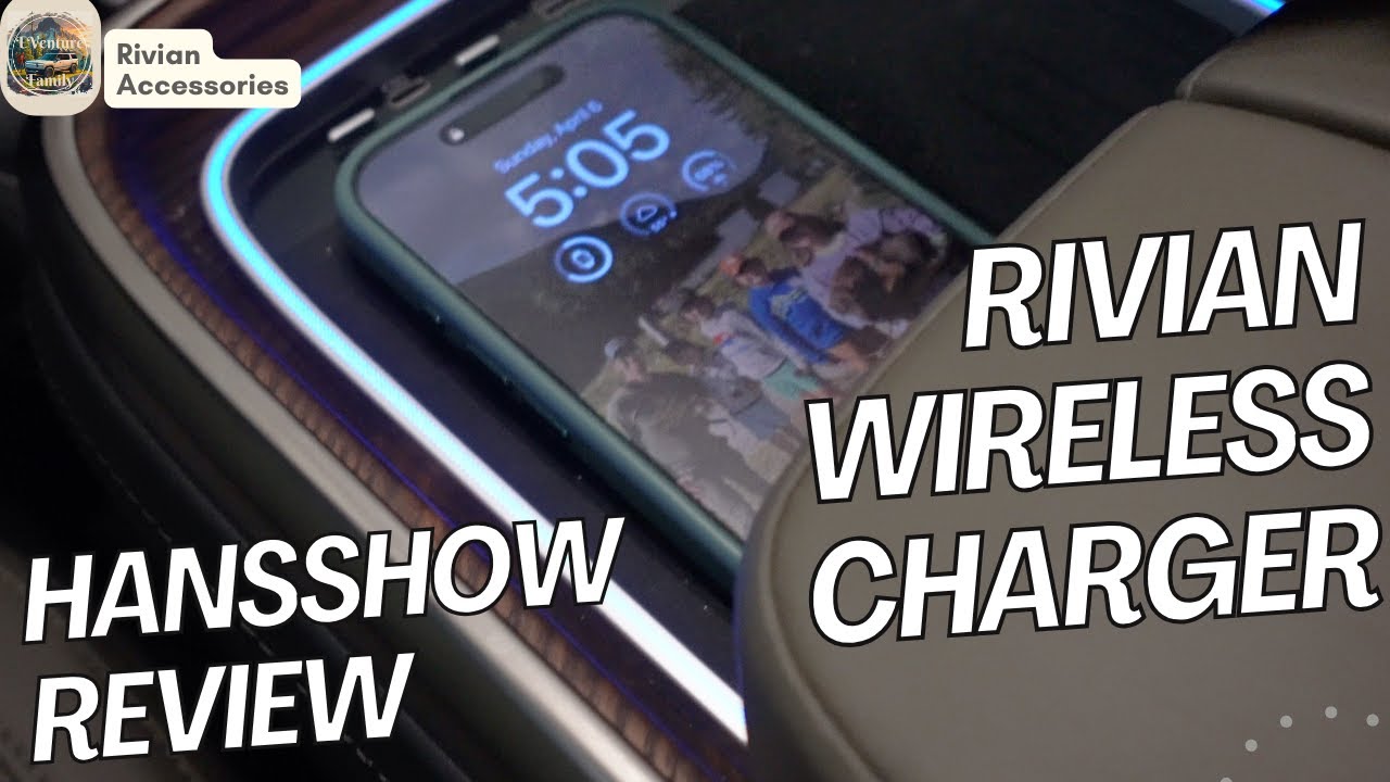 Massive Upgrade to the Rivian Wireless Phone Charging Pad - Hansshow Charger Review