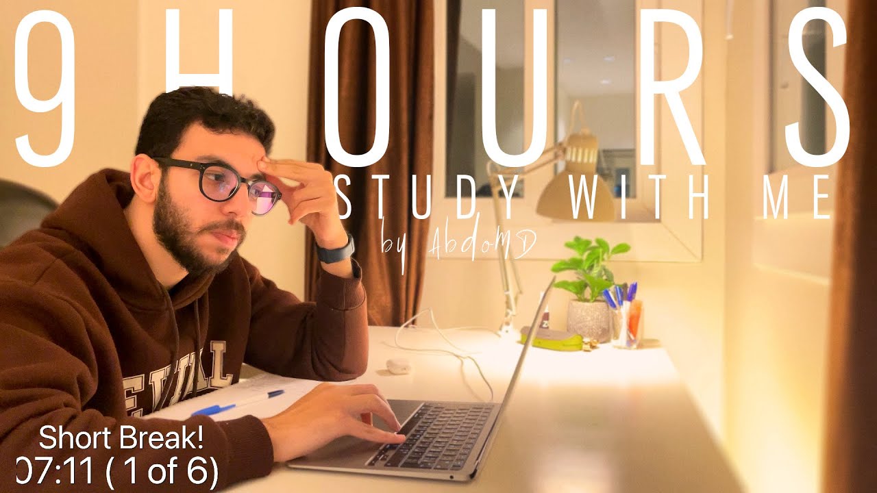 9-Hour LIVE Study With Me 👨🏻‍⚕️ | campfire sounds 🏕️ & pomodoro 90-10 | ادرس معي