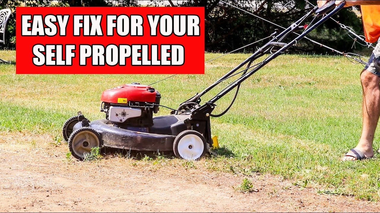 Very Common Fix for Your Self Propelled Push Mower...