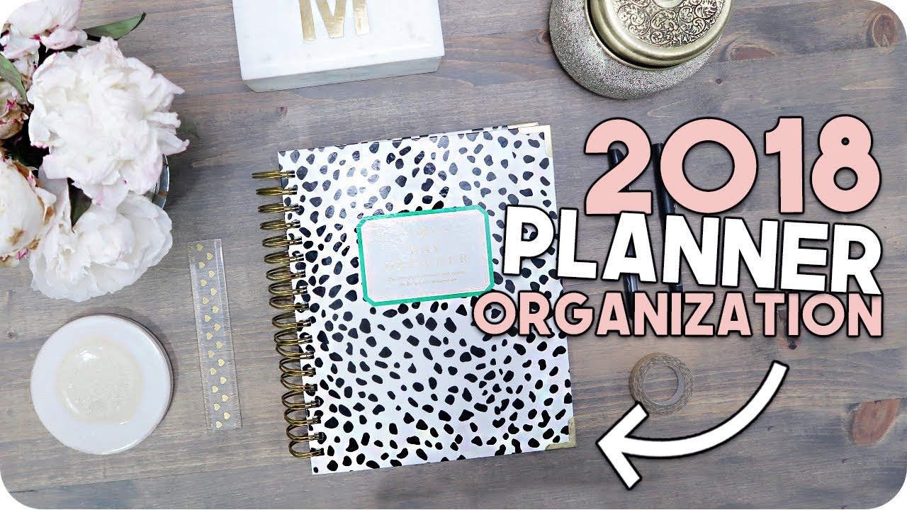 2018 Planner Setup + Organization! January Plan with Me!