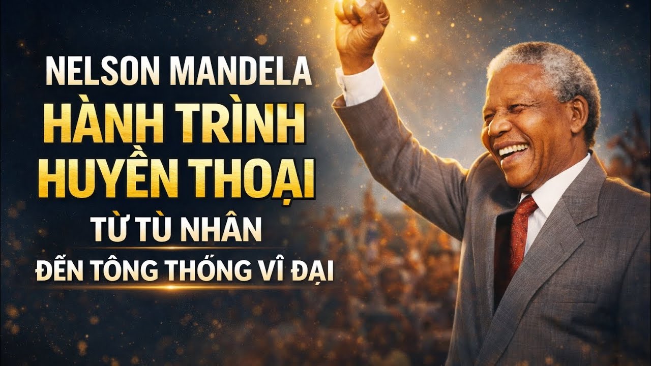 NELSON MANDELA: HÀNH TRÌNH HUYỀN THOẠI TỪ TÙ NHÂN ĐẾN TỔNG THỐNG VĨ ĐẠI