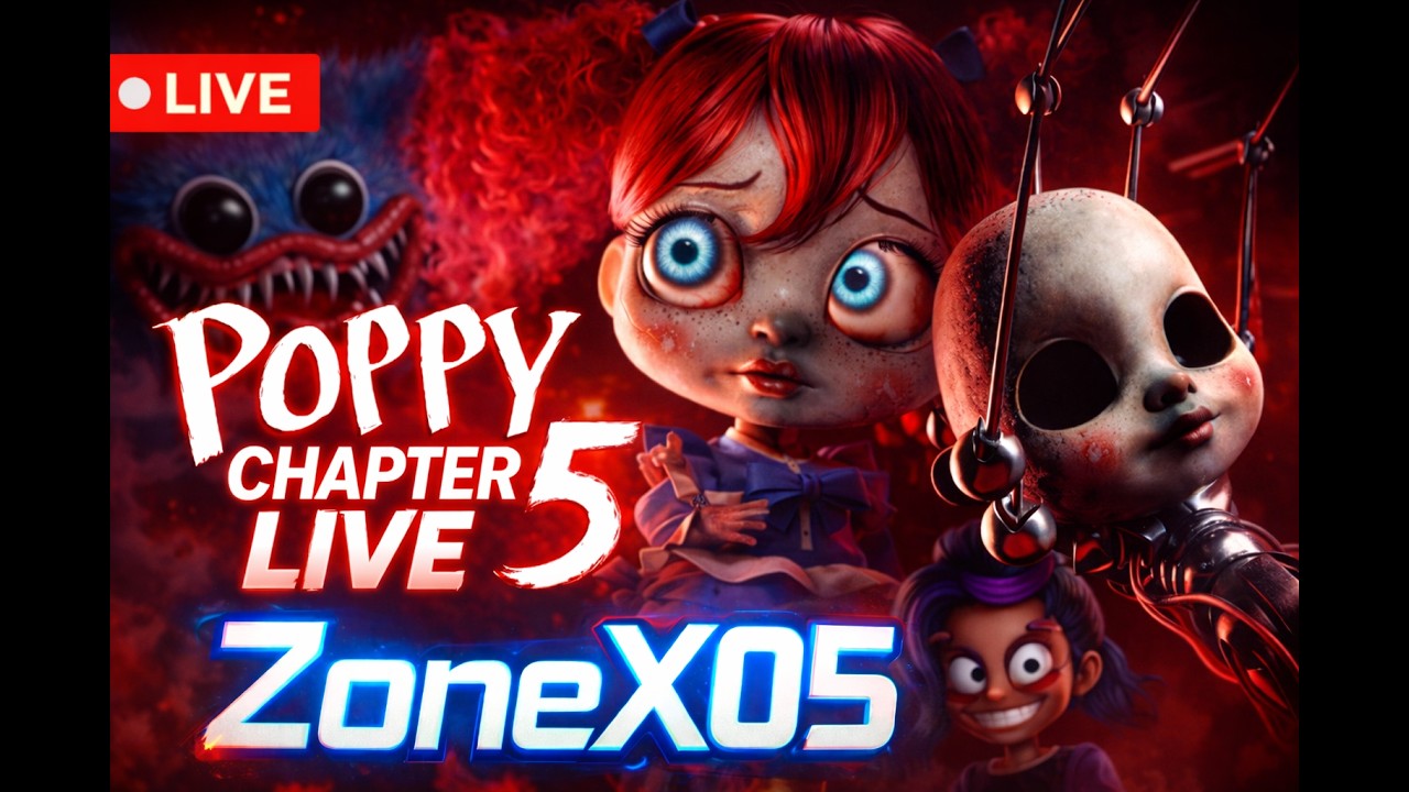 POPPY PLAYTIME CHAPTER 5 LIVE🔴The Prototype Is Watching…😨| Full Horror Gameplay #PoppyPlaytime #Live