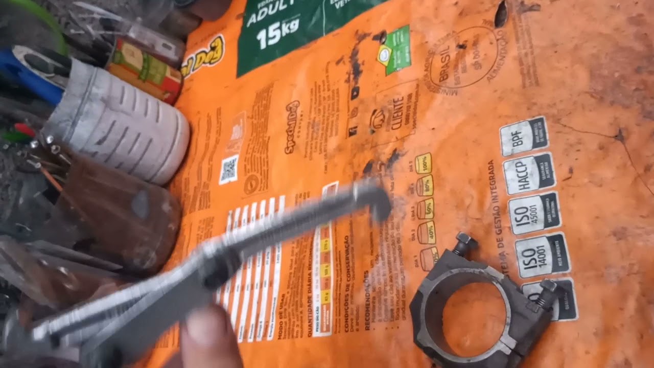Ferramentas caseiras para mexer no motor da DT 180!!!!