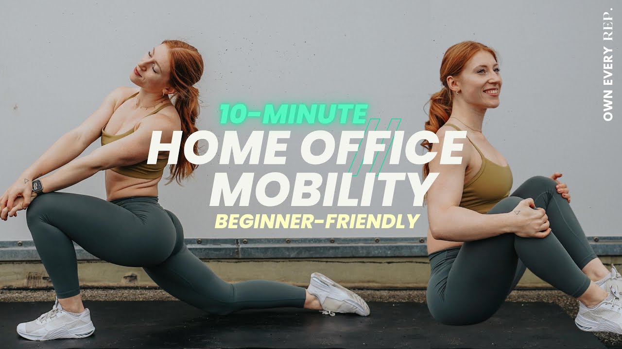 10 Min. (Home) Office Mobility Routine | for Desk Workers & Students | No Talking |&nbsp;DAY 10 #OER