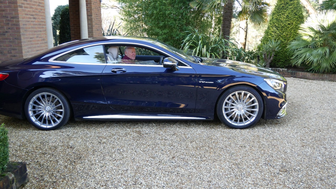 Mercedes S65  Coupe AMG startup 4K