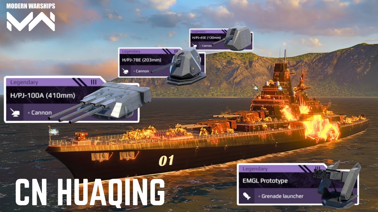 CN HUAQING -  Chinese Best Legendary Battleship 🔥- modern warships 
