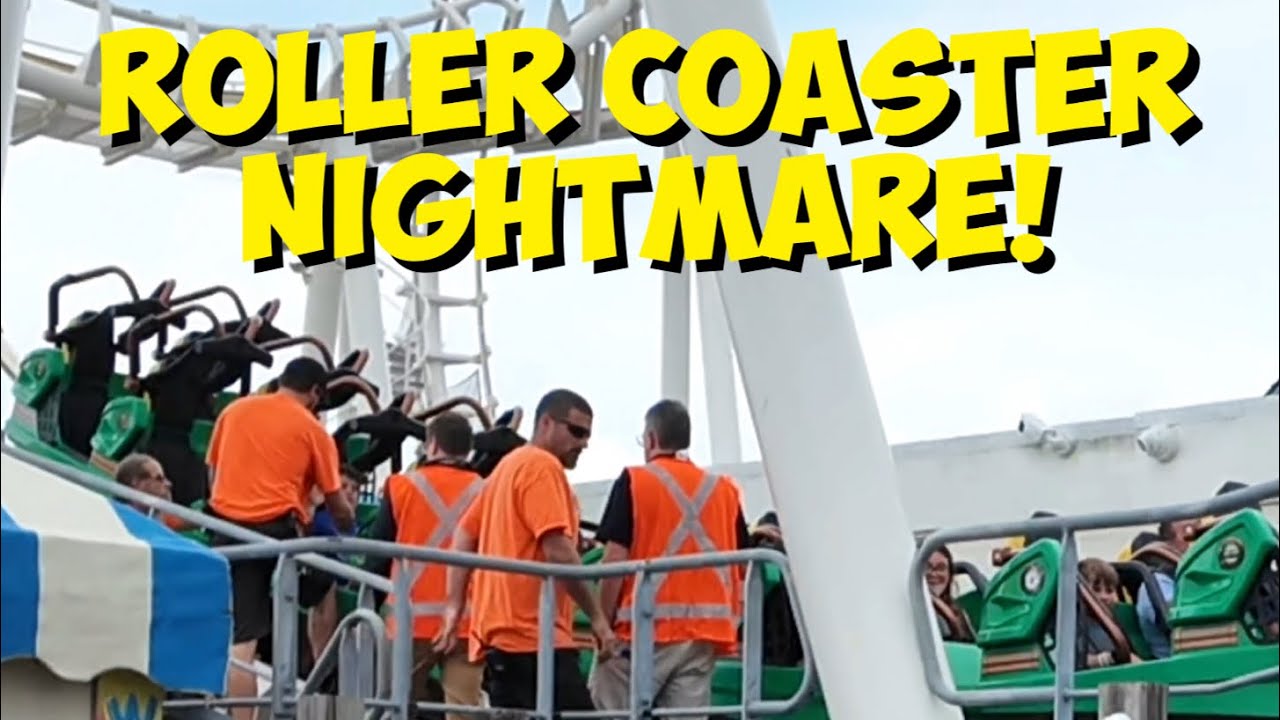 WILDWOOD BOARDWALK TOUR GONE WRONG! STUCK ON A ROLLER COASTER