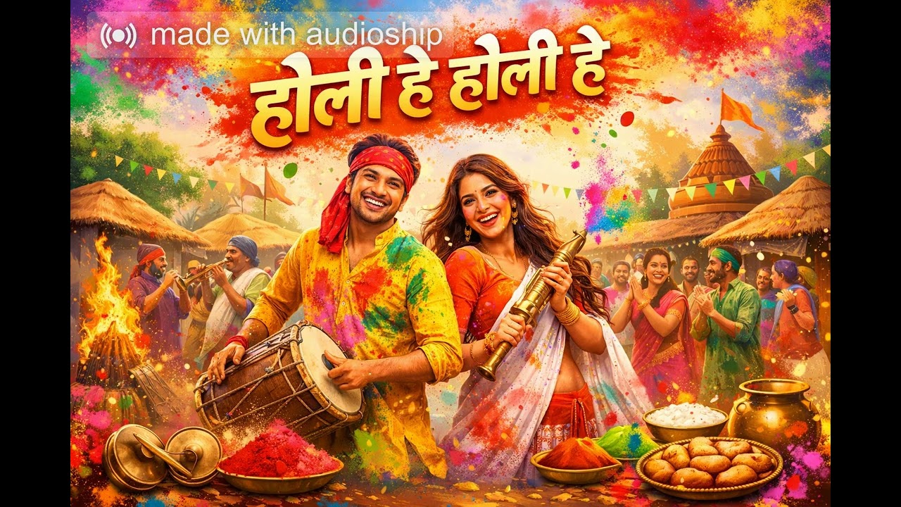 होली है रे होली है 🌈🔥   फागुन के रंग और भोजपुरी मस्ती के साथ लेकर आए हैं  एक दम नया और सुपरहिट भोज