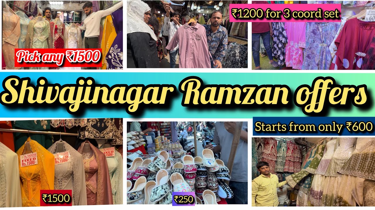 Ramzan shopping at Shivajinagar Bangalore | First Roza Special Vlog 🌙