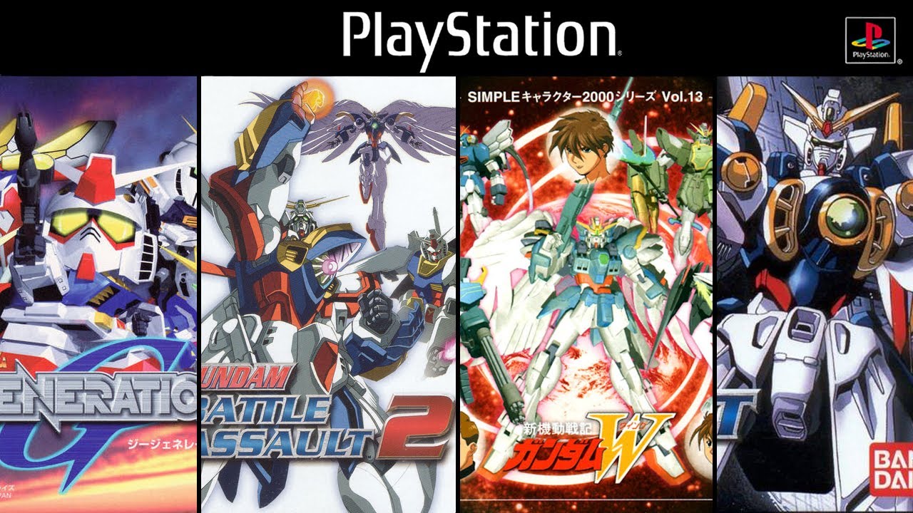 Gundam Games for PS1