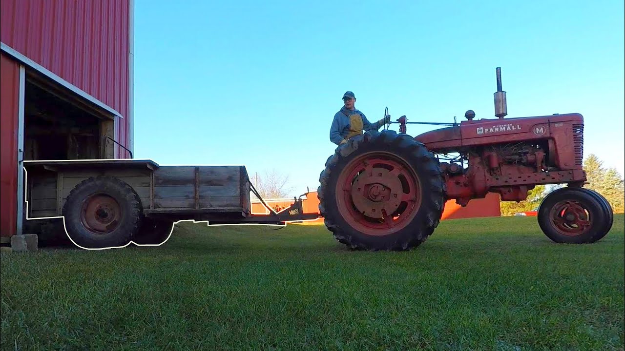 Splitting, Hauling, & Stacking Firewood - Michigan Dead Ash Trees