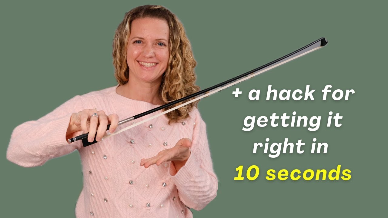 How to Hold Your Violin Bow Properly (Lesson 7 of 10)