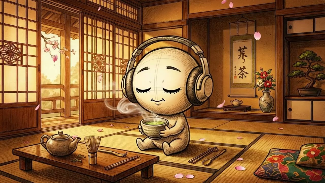 Lofi Scribbles visits a Tea House 🍵 - Beats to Focus