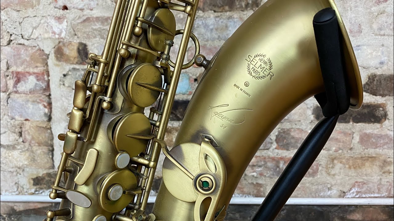 Selmer Reference 54 Tenor Saxophone Play Test! Great Condition! www.newyorksax.com