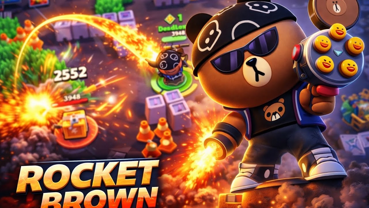Rocket Brown BROKE NEW SKINS || Gameplay 😳